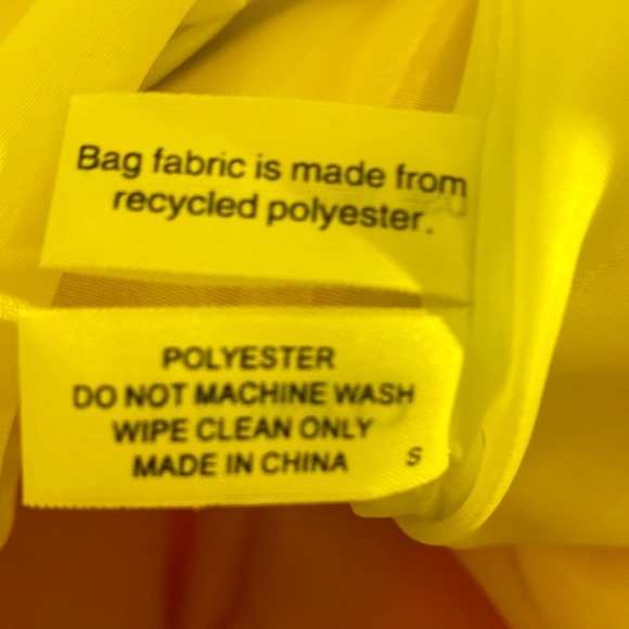 NEW! Lancôme hot pink and neon yellow tote - Picture 8 of 8